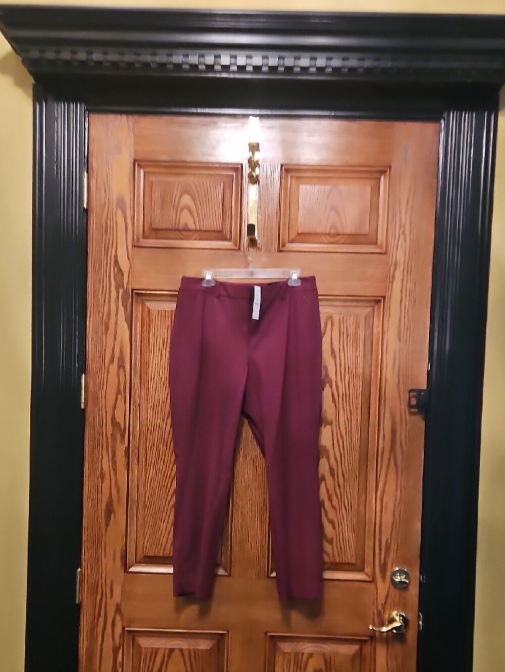 Sz 16/ NEW Wine Suit Double-Breasted Blazer + 14 Pants. Paper Still On Buttons. - Picture 8 of 8